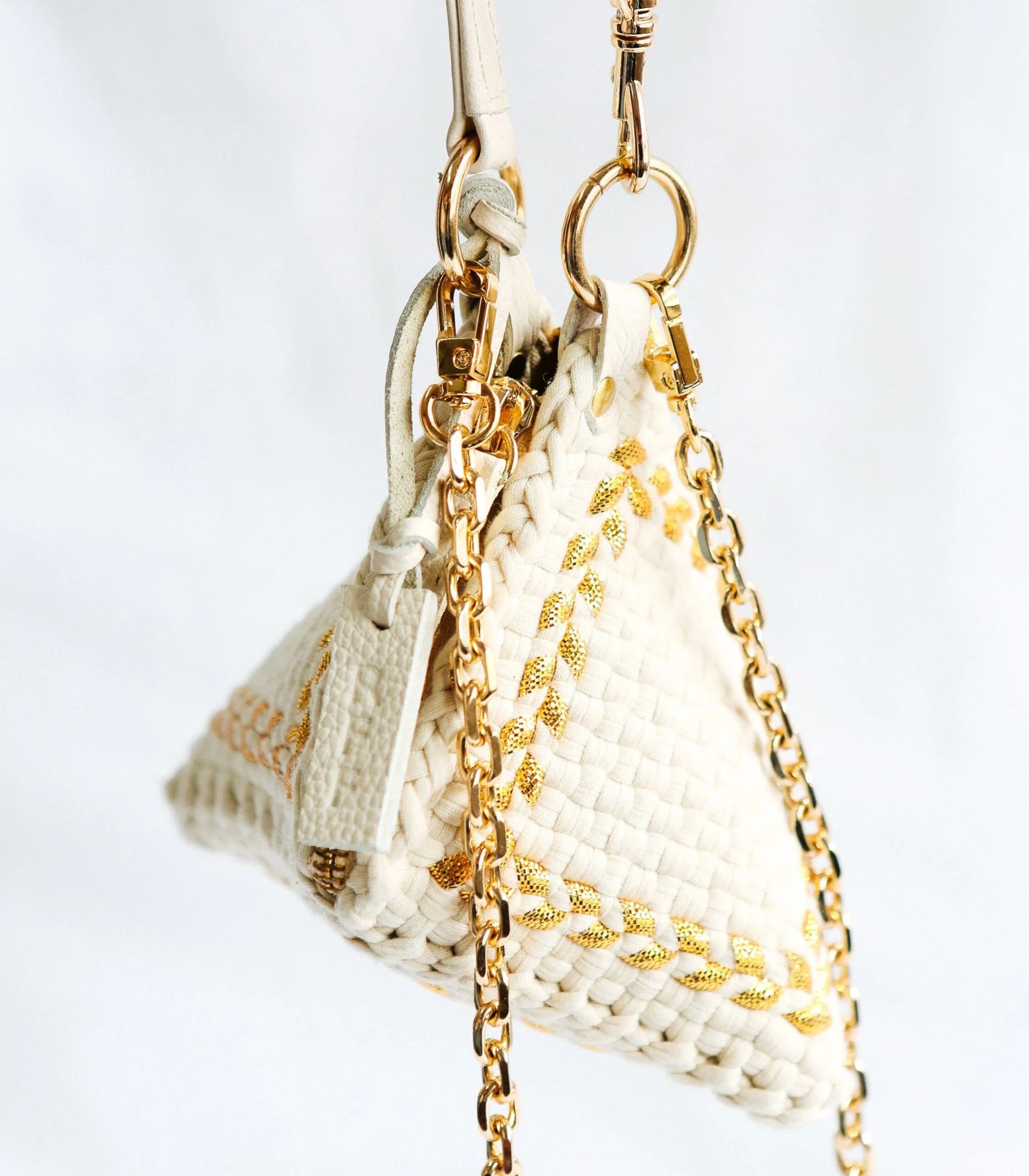 Puso Micro Bag - Gold & Beige - r2r